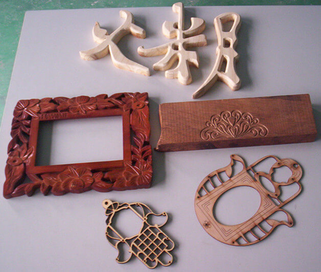 The sample is made by CNC Router