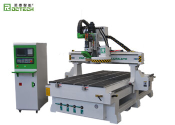 The principle of automatic tool changer for woodworking engraving machine